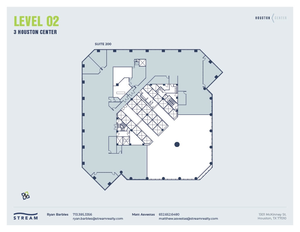 1301 McKinney St, Houston, TX à louer Plan d’étage– Image 1 sur 1