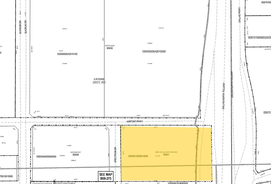 15851 Dallas Pkwy, Addison, TX à louer - Plan cadastral – Image 2 sur 2