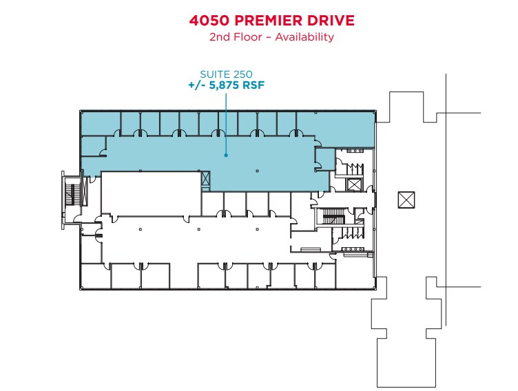 4090 Premier Dr, High Point, NC à louer Plan d’étage– Image 1 sur 1