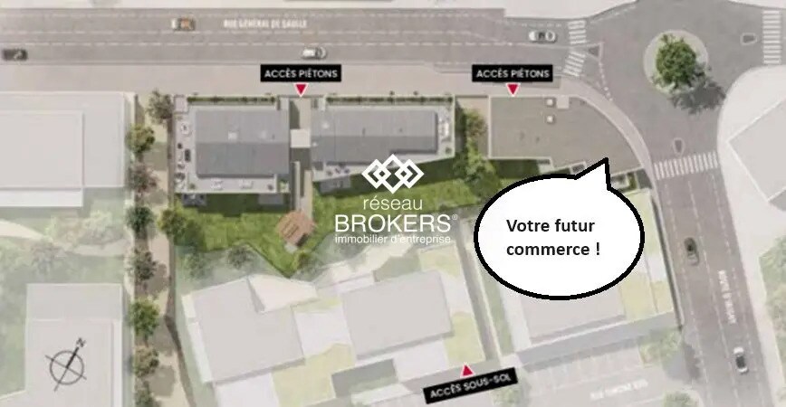 Local commercial dans Brignais à vendre - Plan de site – Image 2 sur 4