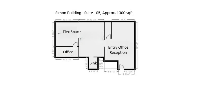 130-134 E Main St, Lock Haven, PA à louer Plan d’étage– Image 1 sur 2