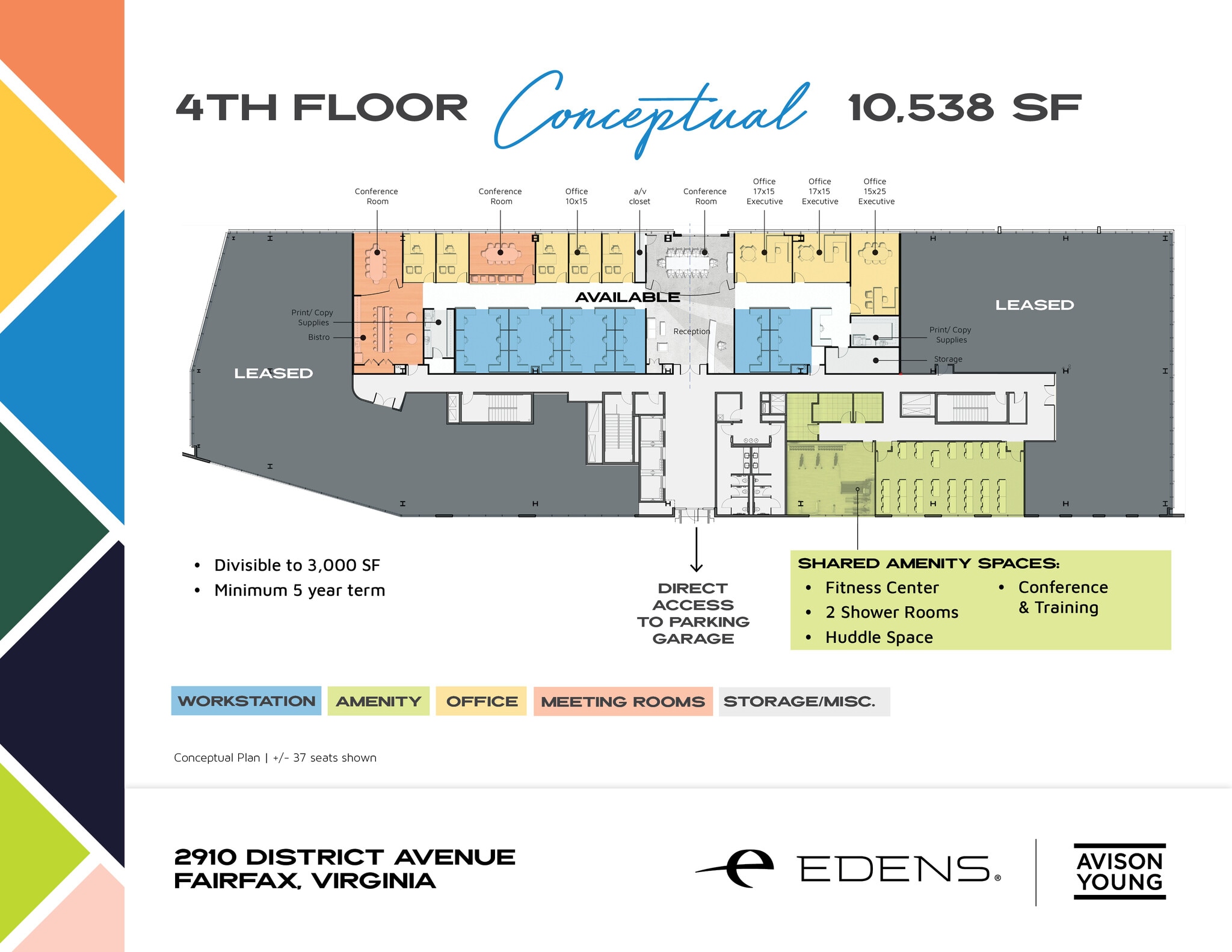 2905 District Ave, Fairfax, VA à louer Plan d’étage– Image 1 sur 1
