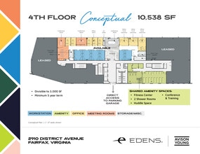 2905 District Ave, Fairfax, VA à louer Plan d’étage– Image 1 sur 1