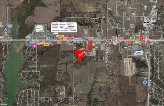 721 W Main St, Gun Barrel City, TX - VUE AÉRIENNE  vue de carte