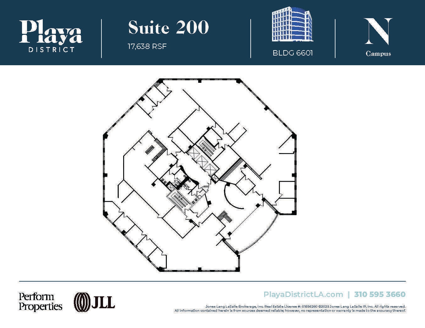 6100 Center Dr, Los Angeles, CA à louer Plan d’étage– Image 1 sur 1