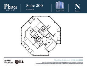 6100 Center Dr, Los Angeles, CA à louer Plan d’étage– Image 1 sur 1