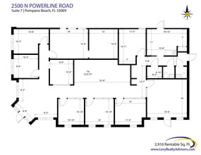 2500 N Powerline Rd, Pompano Beach, FL à louer Plan d’étage– Image 2 sur 14