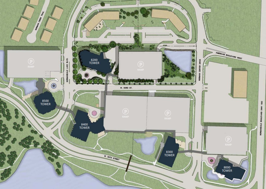 8000-8500 Normandale Lake Blvd, Bloomington, MN à louer Plan de site– Image 1 sur 1