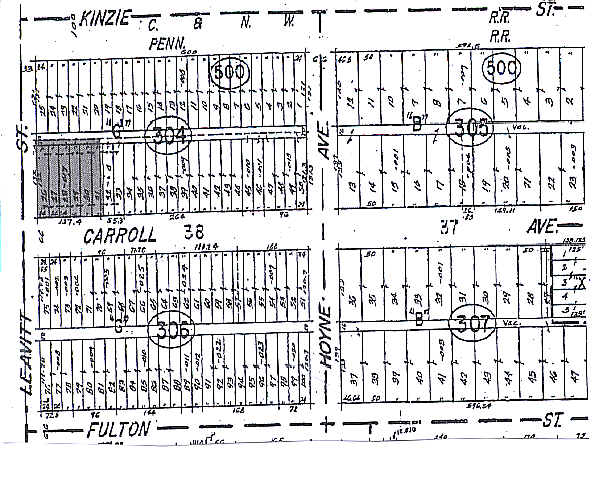 2150 W Carroll Ave, Chicago, IL à louer - Plan cadastral – Image 3 sur 10