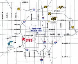 4200 W Harry St, Wichita, KS à louer Carte– Image 2 sur 6