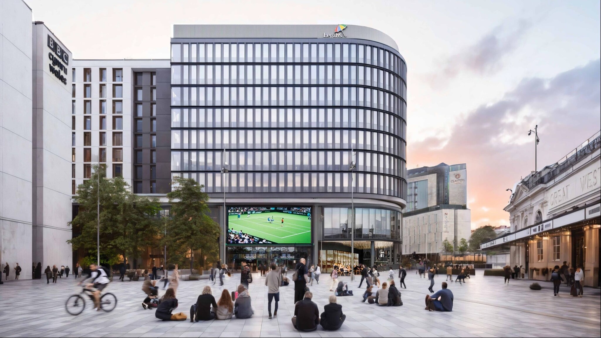 Central Sq, Cardiff à louer Photo de l’immeuble– Image 1 sur 4