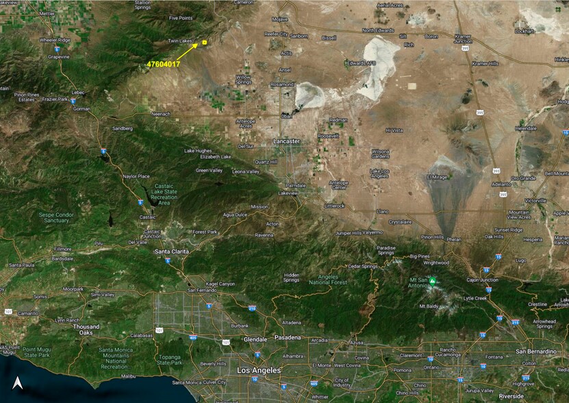 California Section E, Rosamond, CA à vendre - Aérien – Image 2 sur 3