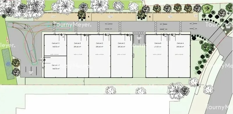 Local d'activités dans Couëron à vendre - Plan de site – Image 2 sur 2