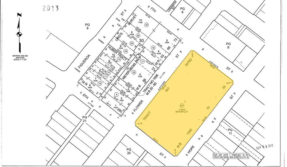 700 S Flower St, Los Angeles, CA à louer - Plan cadastral – Image 2 sur 69