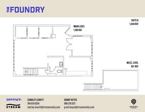 619 S Cedar St, Charlotte, NC à louer Plan d’étage– Image 1 sur 1