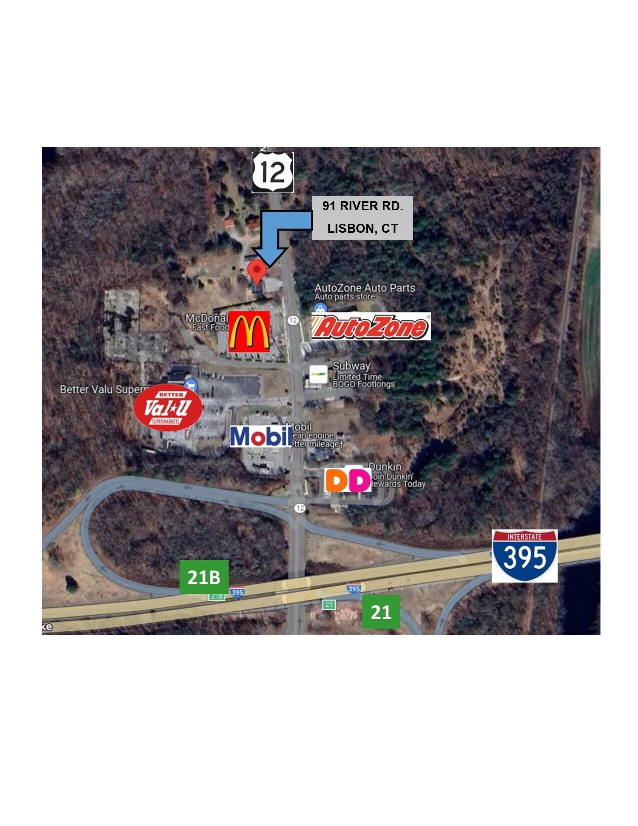 91 River Rd, Lisbon, CT à vendre Aérien– Image 1 sur 11