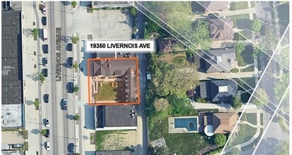 19350 Livernois Ave, Detroit, MI - VUE AÉRIENNE  vue de carte