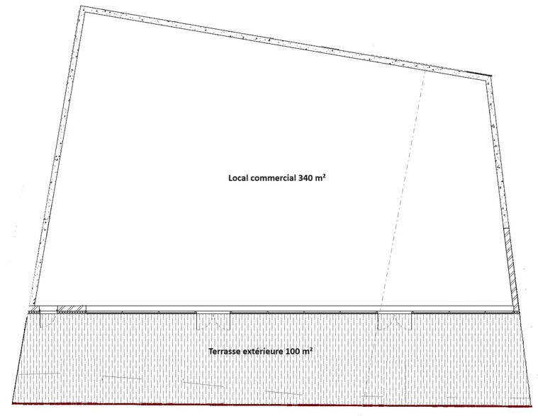 Local commercial dans Givors à louer - Plan d’étage – Image 2 sur 2