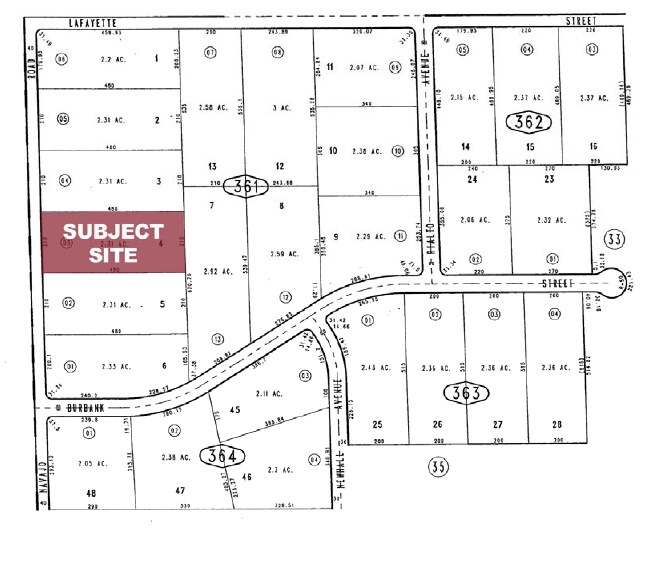 2.31-Acres Navajo Rd, Apple Valley, CA à vendre - Plan cadastral – Image 2 sur 3