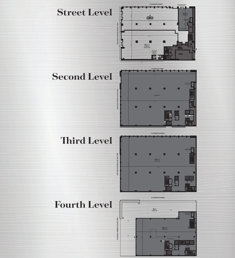 717 N Michigan Ave, Chicago, IL à louer Plan d’étage– Image 1 sur 1