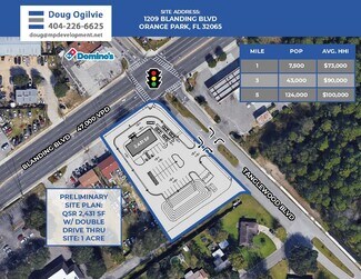 Plus de détails pour 1209 Blanding Blvd, Orange Park, FL - Terrain à vendre