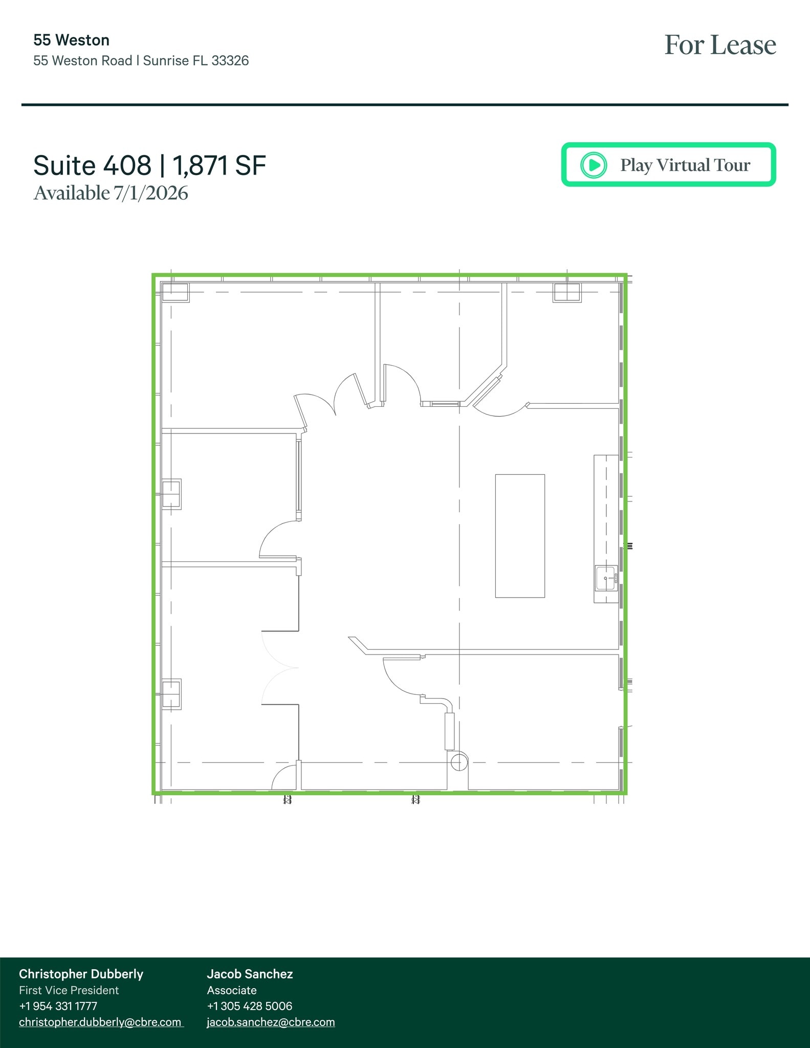 55 Weston Rd, Sunrise, FL à louer Plan de site– Image 1 sur 1