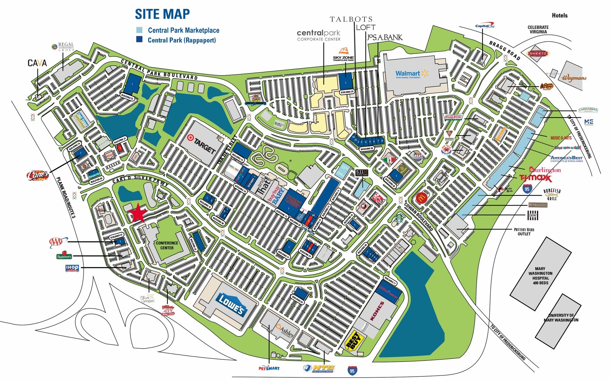 1171 Trade St, Fredericksburg, VA à vendre Plan de site– Image 1 sur 2