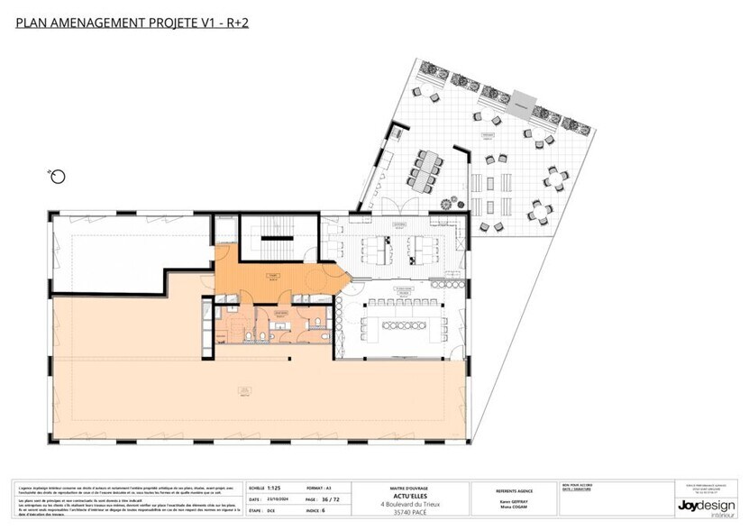 Bureau dans Pacé à vendre - Plan d’étage – Image 2 sur 2