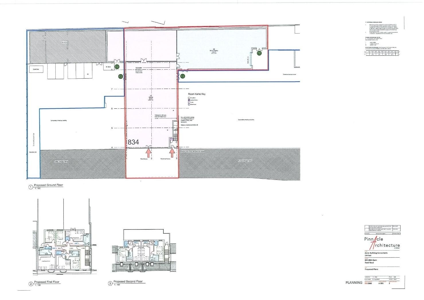 834-838 Alum Rock Rd, Birmingham à vendre Plan d’étage– Image 1 sur 3