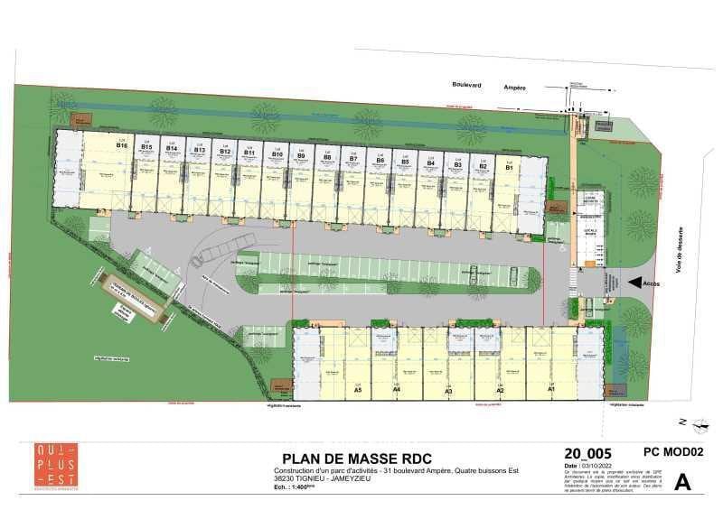 Local d'activités dans Tignieu-Jameyzieu à vendre - Plan de site – Image 3 sur 3