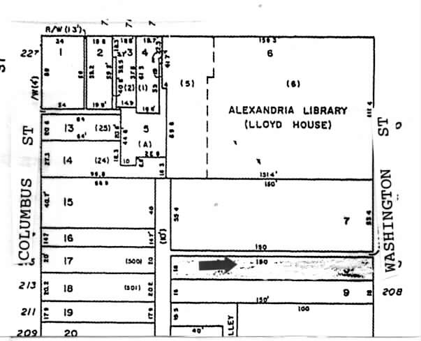208 N Washington St, Alexandria, VA à louer - Plan cadastral – Image 2 sur 6