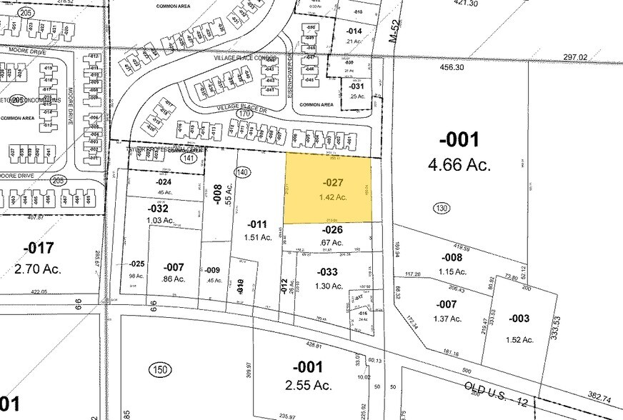 910 S Main St, Chelsea, MI à vendre - Plan cadastral – Image 3 sur 6