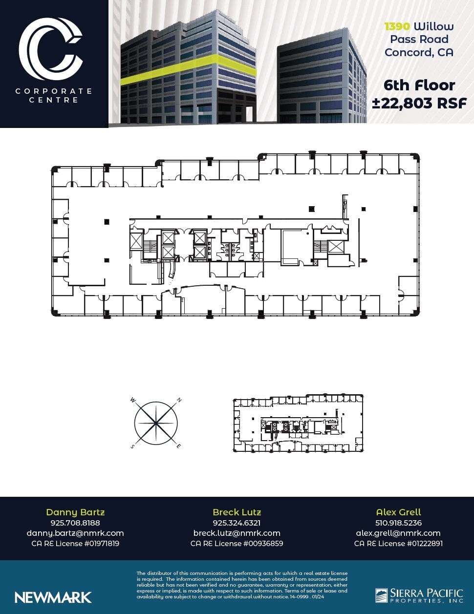 1390 Willow Pass Rd, Concord, CA à louer Plan d’étage– Image 1 sur 1