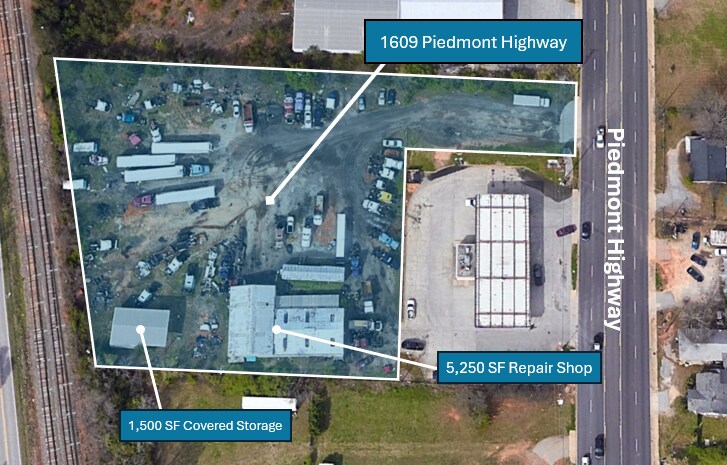 1609 Piedmont Hwy, Piedmont, SC à louer - Photo principale – Image 1 sur 5