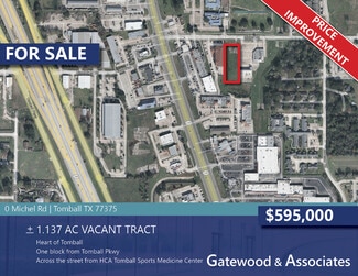 Plus de détails pour Johnson & Michels Rd, Tomball, TX - Terrain à vendre