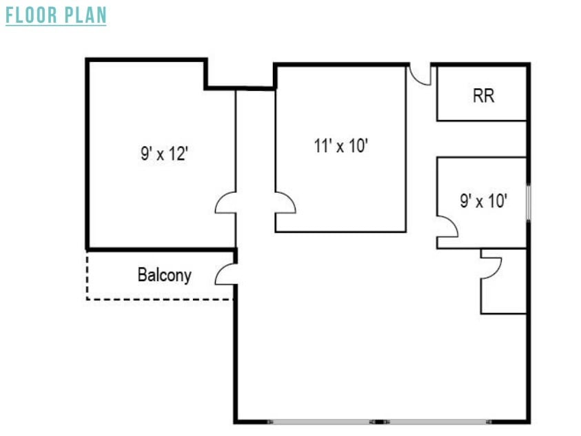 3430 5th Ave, San Diego, CA à louer Plan d’étage– Image 1 sur 8