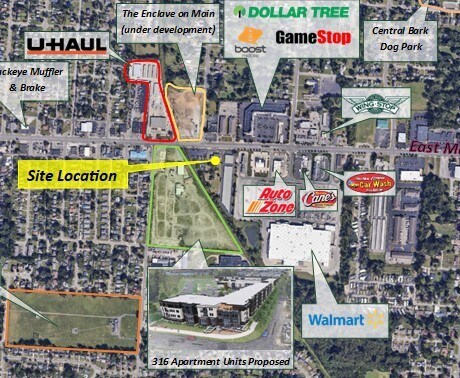 3535-3557 E. Main Street portefeuille de 2 biens à vendre sur LoopNet.fr - Photo de l’immeuble – Image 2 sur 4