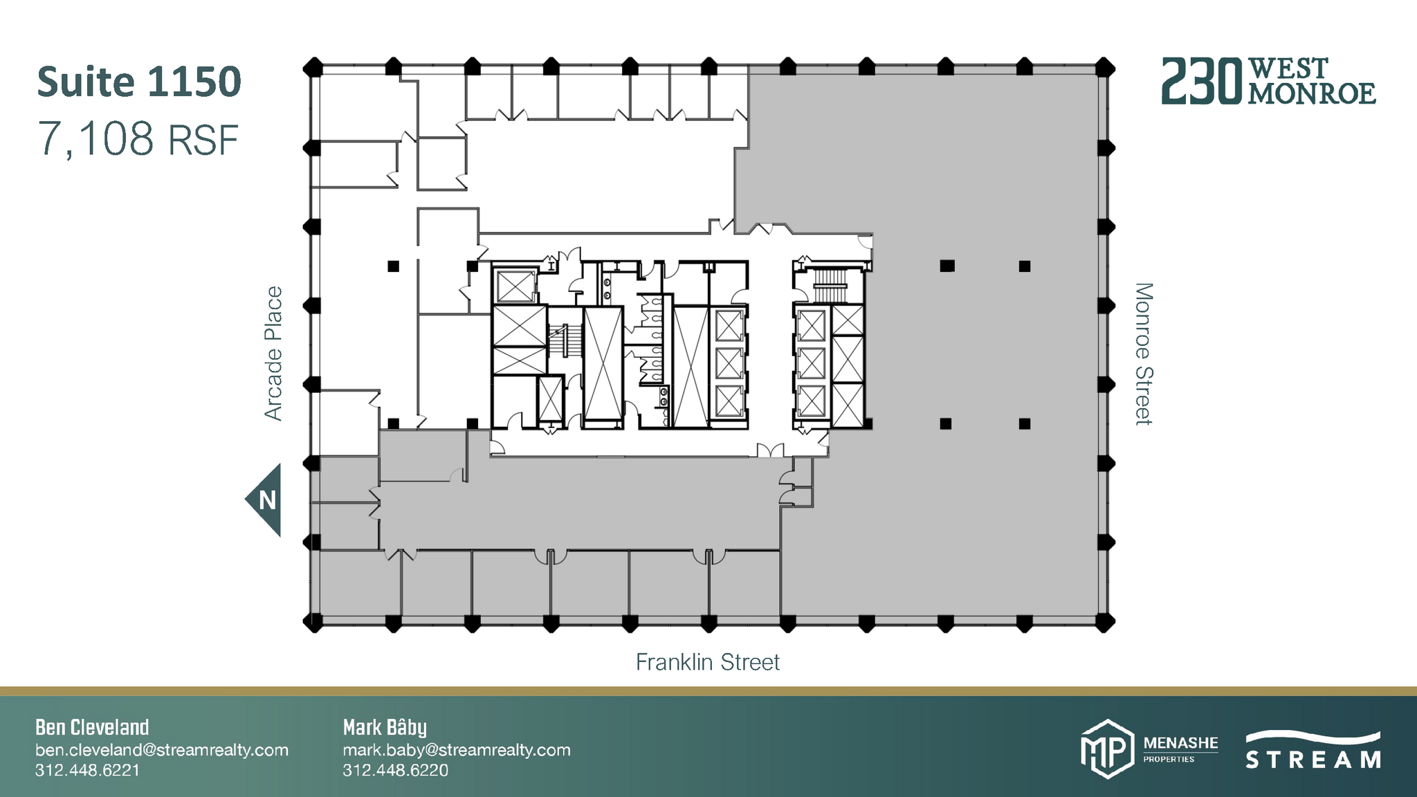 230 W Monroe St, Chicago, IL à louer Plan d’étage– Image 1 sur 1