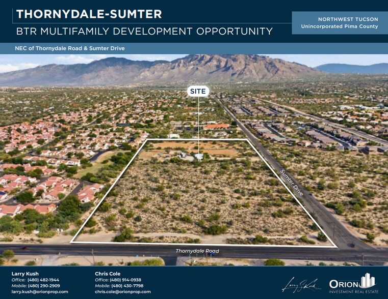 NEC Thornydale Rd & Sumter Dr, Tucson, AZ à vendre - Photo de l’immeuble – Image 1 sur 8
