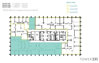 591 Camino de la Reina, San Diego, CA à louer Plan d’étage– Image 1 sur 1