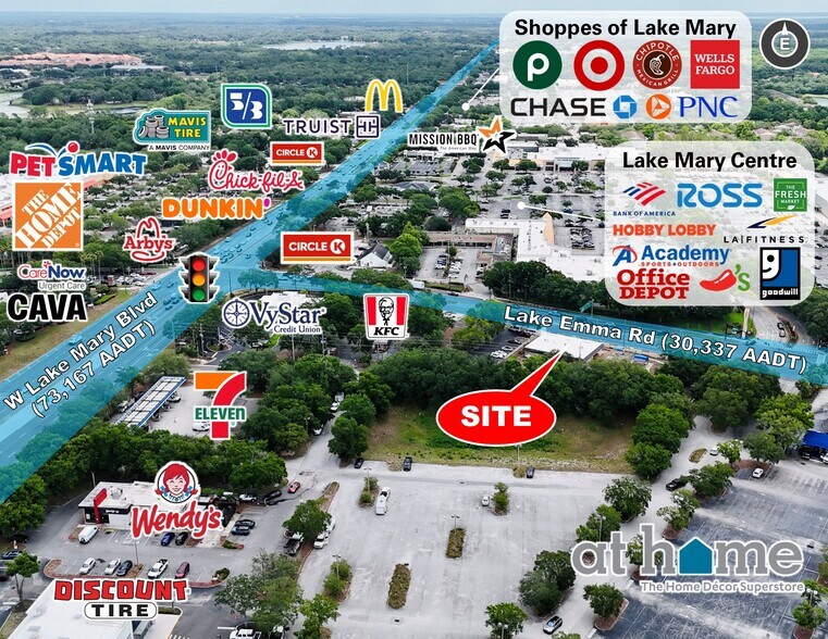 3850 Lake Emma Rd, Lake Mary, FL à louer - Aérien – Image 2 sur 4