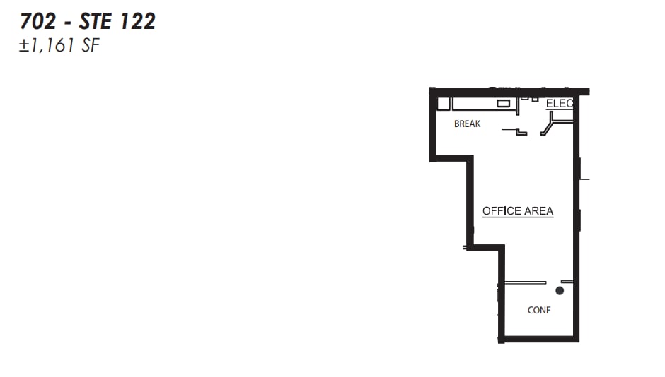 702 E Bell Rd, Phoenix, AZ à louer Plan d’étage– Image 1 sur 1