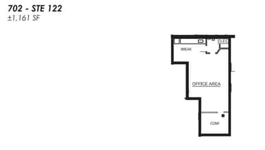 702 E Bell Rd, Phoenix, AZ à louer Plan d’étage– Image 1 sur 1