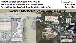 Plus de détails pour 1601 W Main St, Inverness, FL - Local commercial à vendre