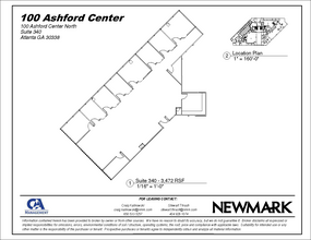 100 Ashford Ctr N, Atlanta, GA à louer Plan d’étage– Image 1 sur 1
