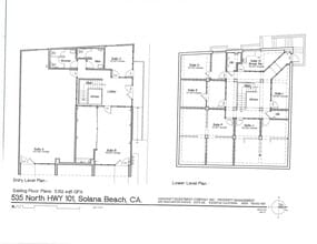 535 N Highway 101, Solana Beach, CA à louer Plan de site– Image 1 sur 11