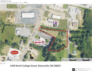 Plus de détails pour 1204 N College St, Booneville, MS - Terrain à vendre