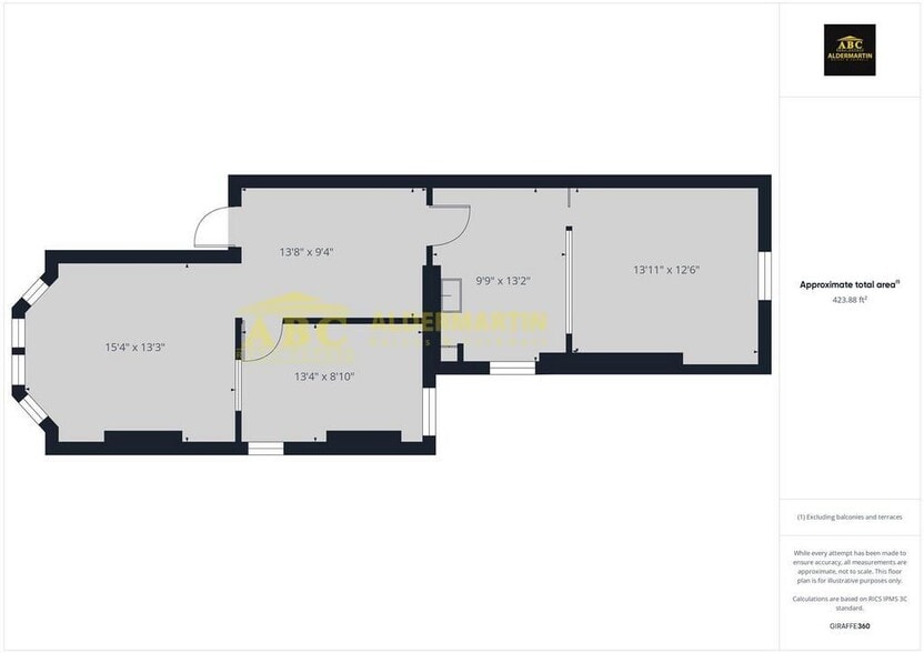 Hale Ln, Edgware à louer - Plan d’étage – Image 2 sur 2