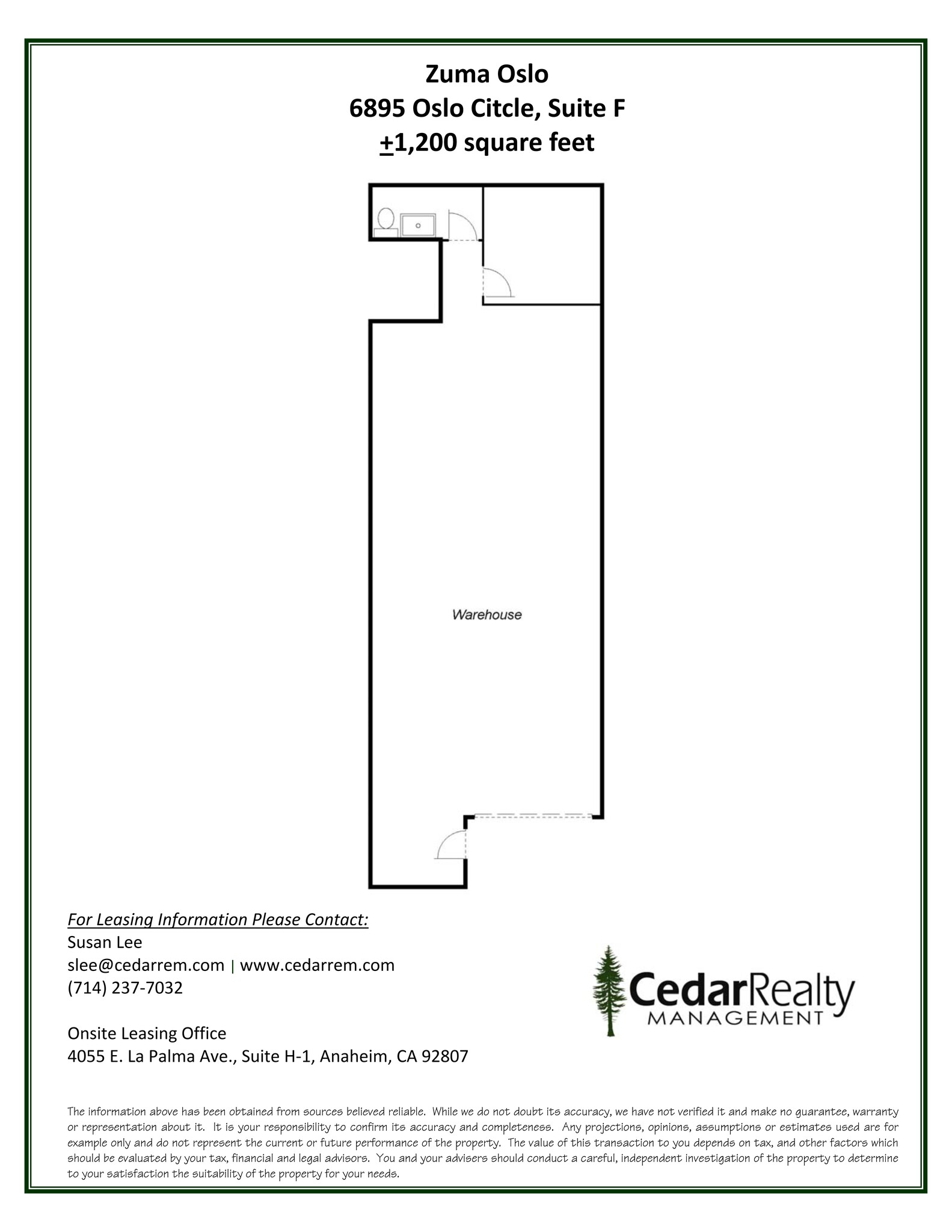 6895 Oslo Cir, Buena Park, CA à louer Plan de site– Image 1 sur 1