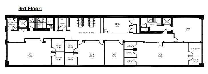 1132 S Wabash Ave, Chicago, IL à louer Plan d’étage– Image 1 sur 1